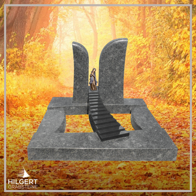UR-DA-UR145 | Hilgert Grabsteine | Urnengrabstein aus Granit