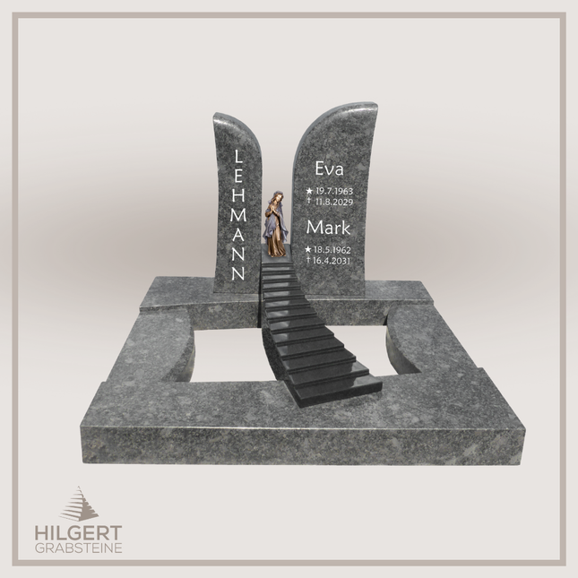 UR-DA-UR145 | Hilgert Grabsteine | Urnengrabstein aus Granit