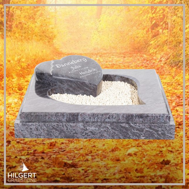 UR-DA-UR147-16 | Hilgert Grabsteine | Urnengrabstein aus Granit