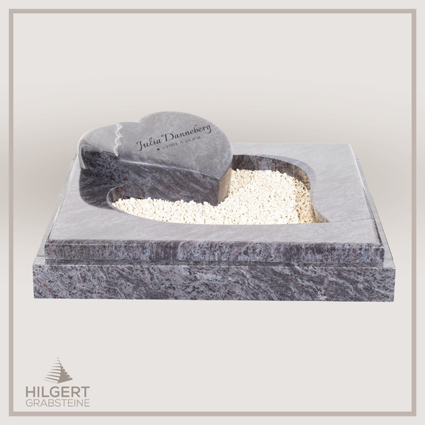 UR-DA-UR147-16 | Hilgert Grabsteine | Urnengrabstein aus Granit