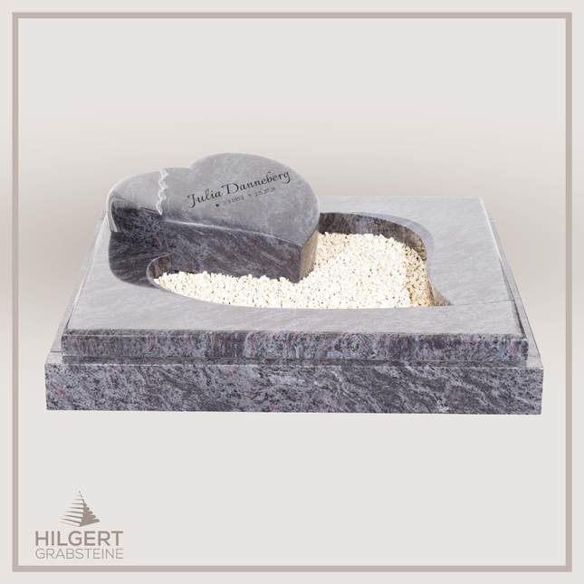 UR-DA-UR147-16 | Hilgert Grabsteine | Urnengrabstein aus Granit