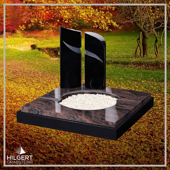 UR-DA-UR148-16 | Hilgert Grabsteine | Urnengrabstein aus Granit