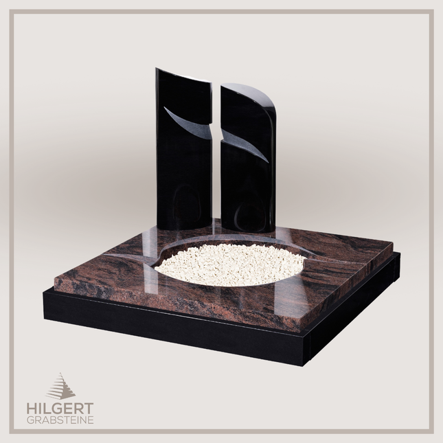 UR-DA-UR148-16 | Hilgert Grabsteine | Urnengrabstein aus Granit