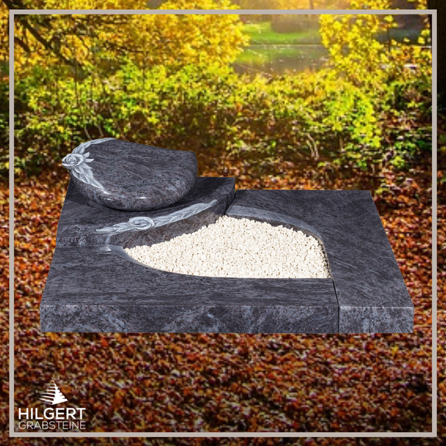 UR-DA-UR149-16 | Hilgert Grabsteine | Urnengrabstein aus Granit