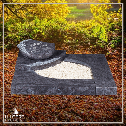 UR-DA-UR149-16 | Hilgert Grabsteine | Urnengrabstein aus Granit