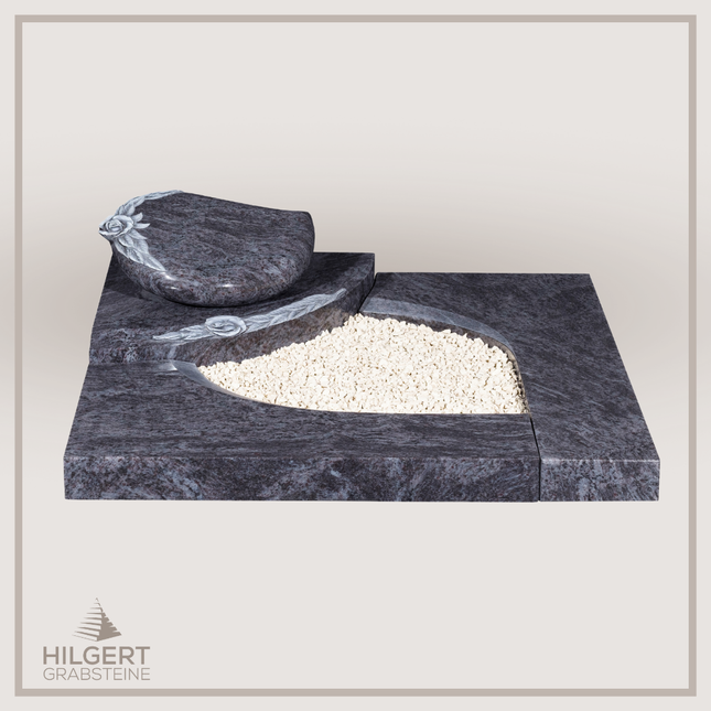UR-DA-UR149-16 | Hilgert Grabsteine | Urnengrabstein aus Granit