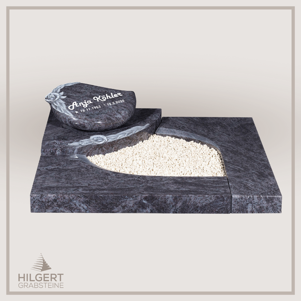 UR-DA-UR149-16 | Hilgert Grabsteine | Urnengrabstein aus Granit