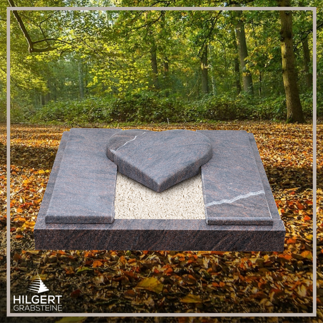 UR-DA-UR150-16 | Hilgert Grabsteine | Urnengrabstein aus Granit
