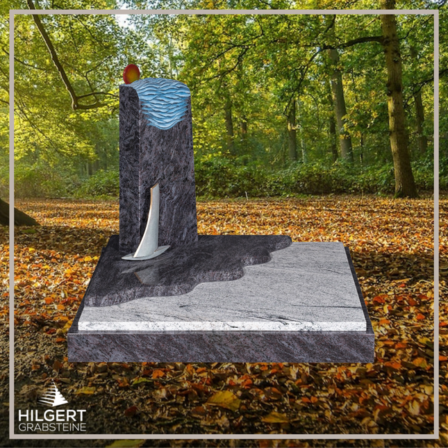 UR-DA-UR152-16 | Hilgert Grabsteine | Urnengrabstein aus Granit