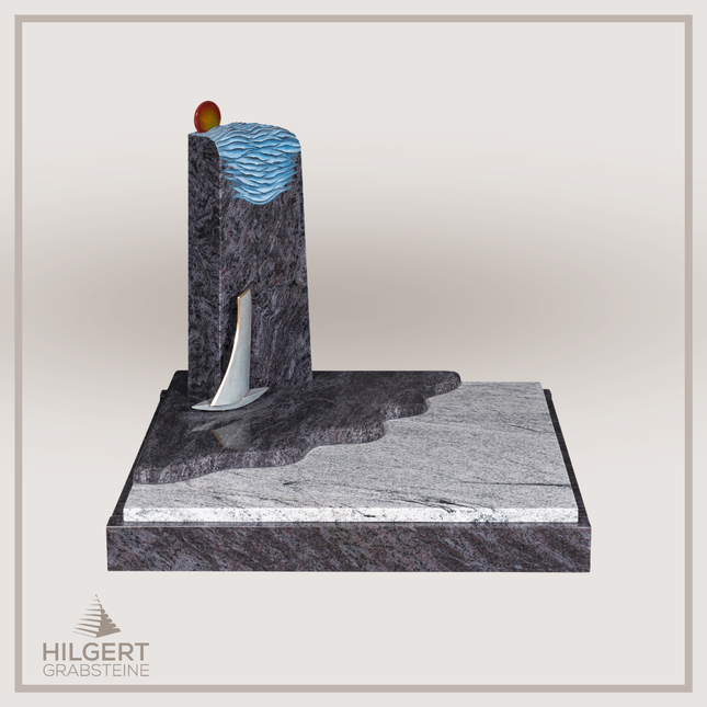 UR-DA-UR152-16 | Hilgert Grabsteine | Urnengrabstein aus Granit
