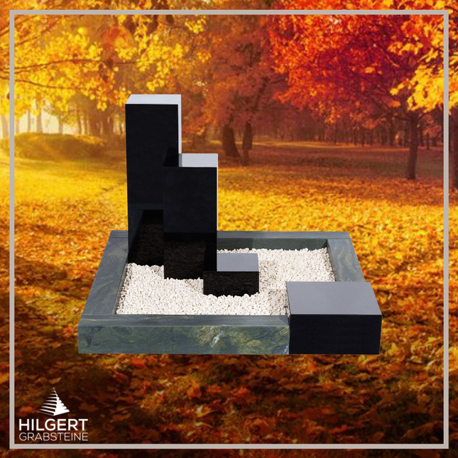 UR-DA-UR154-16 | Hilgert Grabsteine | Urnengrabstein aus Granit