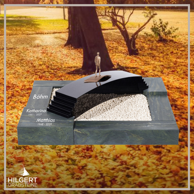 UR-DA-UR155-16 | Hilgert Grabsteine | Urnengrabstein aus Granit