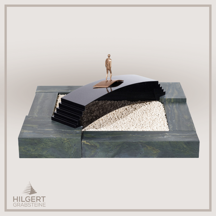UR-DA-UR155-16 | Hilgert Grabsteine | Urnengrabstein aus Granit