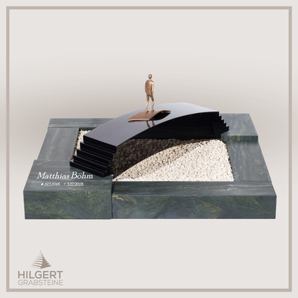 UR-DA-UR155-16 | Hilgert Grabsteine | Urnengrabstein aus Granit