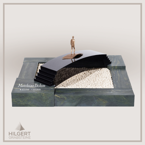 UR-DA-UR155-16 | Hilgert Grabsteine | Urnengrabstein aus Granit