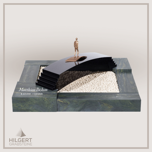 UR-DA-UR155-16 | Hilgert Grabsteine | Urnengrabstein aus Granit