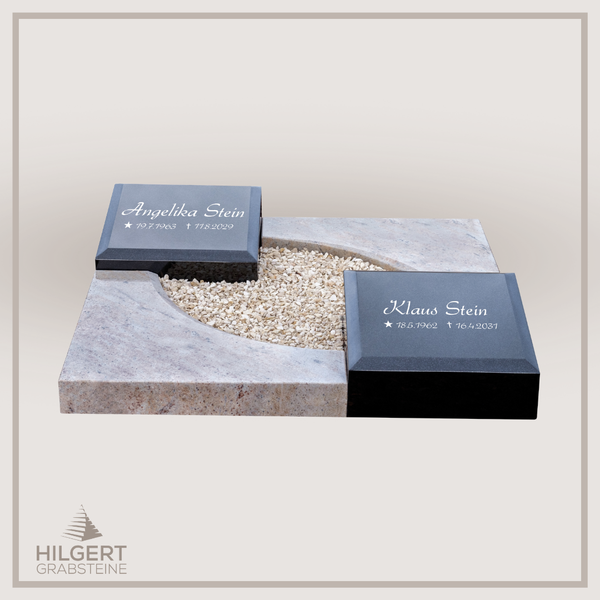 UR-DA-UR156-16 | Hilgert Grabsteine | Urnengrabstein aus Granit
