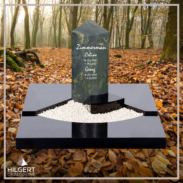 UR-DA-UR157-16 | Hilgert Grabsteine | Urnengrabstein aus Granit