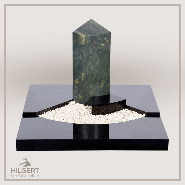 UR-DA-UR157-16 | Hilgert Grabsteine | Urnengrabstein aus Granit