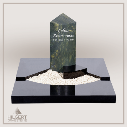 UR-DA-UR157-16 | Hilgert Grabsteine | Urnengrabstein aus Granit