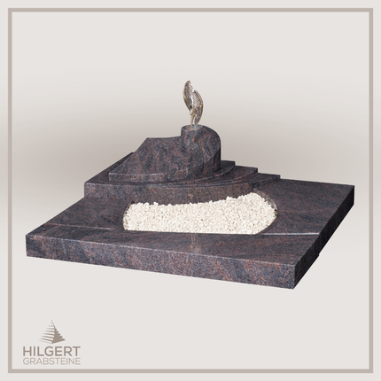 UR-DA-UR158-16 | Hilgert Grabsteine | Urnengrabstein aus Granit