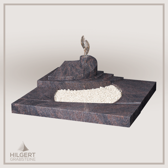 UR-DA-UR158-16 | Hilgert Grabsteine | Urnengrabstein aus Granit