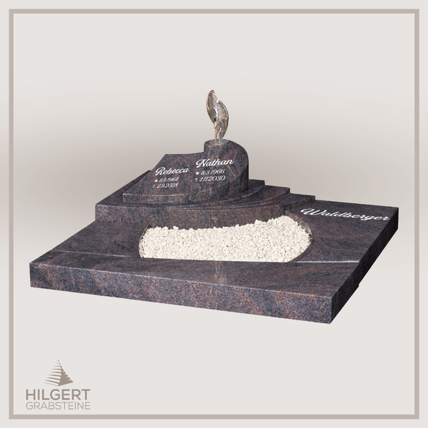 UR-DA-UR158-16 | Hilgert Grabsteine | Urnengrabstein aus Granit