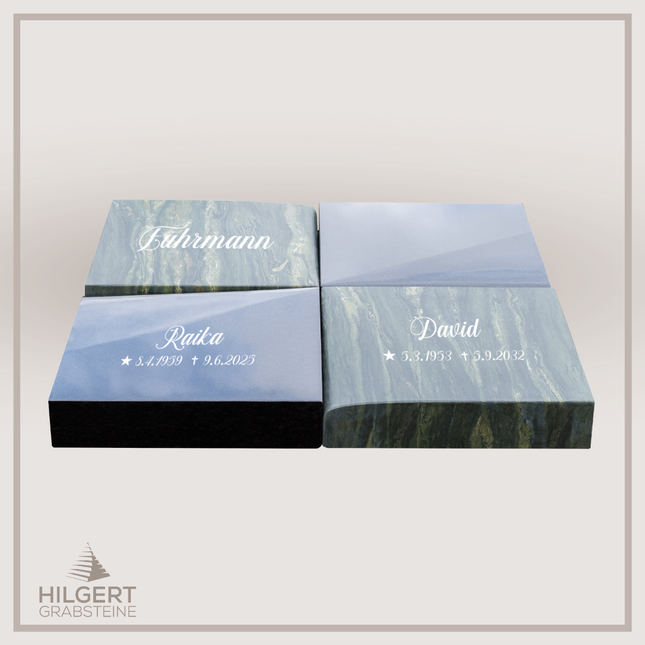 UR-DA-UR159-16 | Hilgert Grabsteine | Urnengrabstein aus Granit