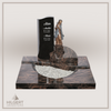 UR-DA-UR161-17 | Hilgert Grabsteine | Urnengrabstein aus Granit