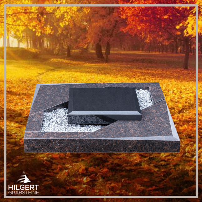 UR-DA-UR163-17 | Hilgert Grabsteine | Urnengrabstein aus Granit