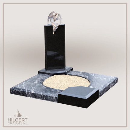 UR-DA-UR165-17 | Hilgert Grabsteine | Urnengrabstein aus Granit