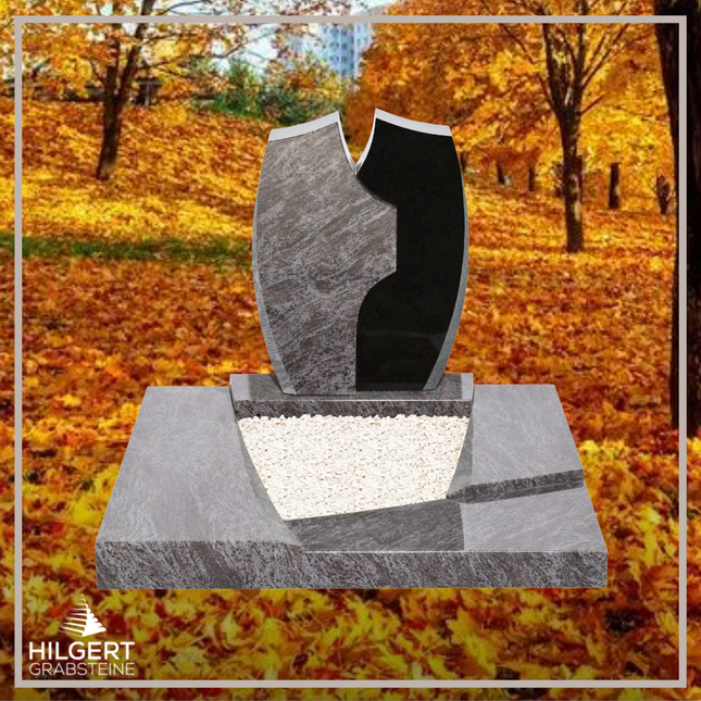 UR-DA-UR166-17 | Hilgert Grabsteine | Urnengrabstein aus Granit