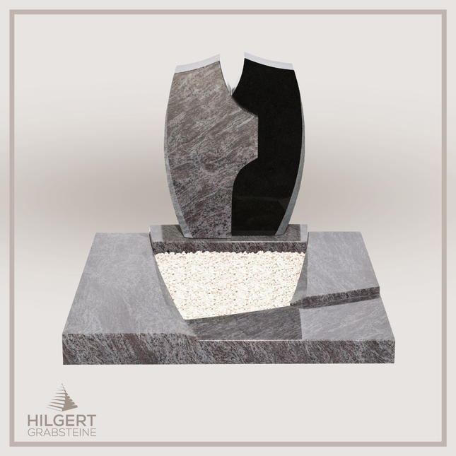 UR-DA-UR166-17 | Hilgert Grabsteine | Urnengrabstein aus Granit