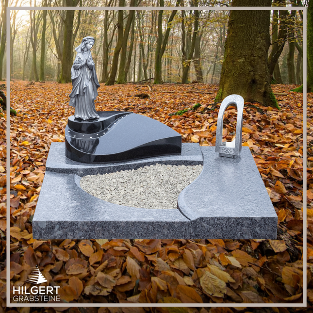 UR-DA-UR167-17 | Hilgert Grabsteine | Urnengrabstein aus Granit