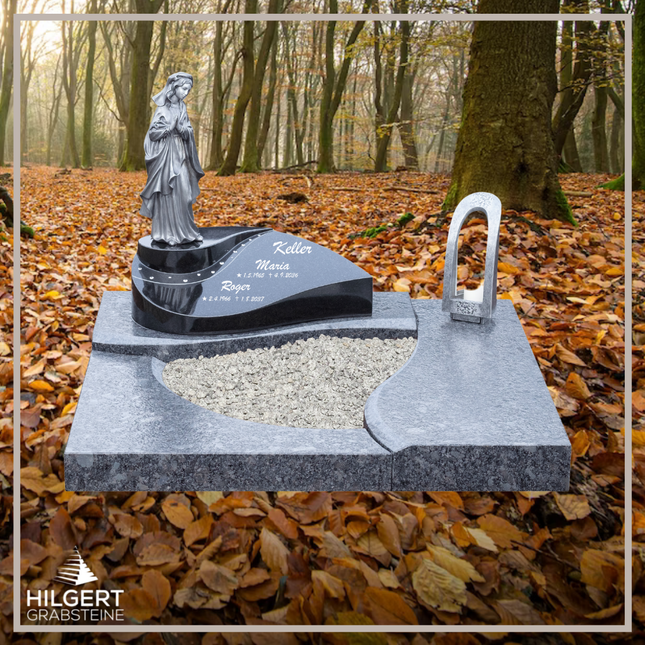UR-DA-UR167-17 | Hilgert Grabsteine | Urnengrabstein aus Granit