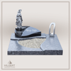 UR-DA-UR167-17 | Hilgert Grabsteine | Urnengrabstein aus Granit