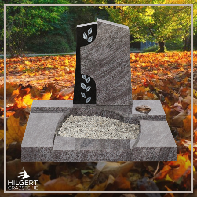UR-DA-UR168-17 | Hilgert Grabsteine | Urnengrabstein aus Granit