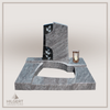 UR-DA-UR168 | Hilgert Grabsteine | Urnengrabstein aus Granit