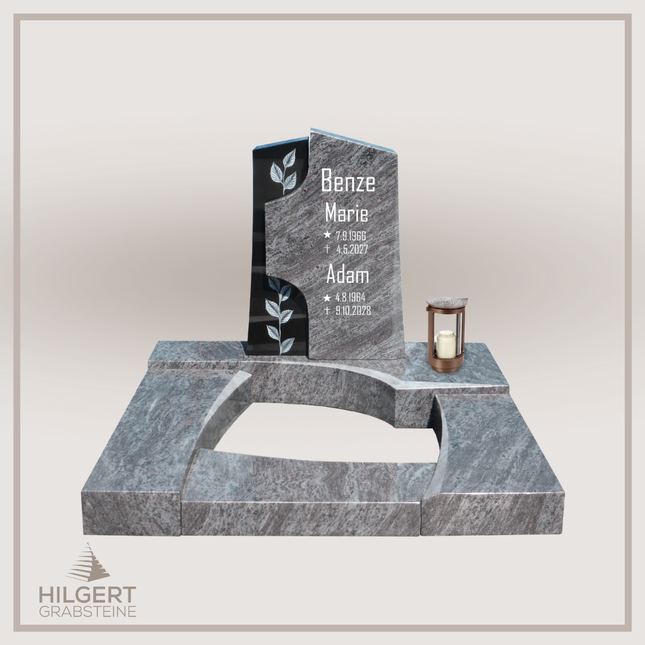 UR-DA-UR168 | Hilgert Grabsteine | Urnengrabstein aus Granit