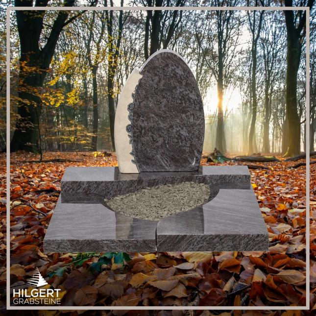 UR-DA-UR169-17 | Hilgert Grabsteine | Urnengrabstein aus Granit