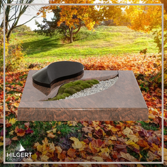 UR-DA-UR170-17 | Hilgert Grabsteine | Urnengrabstein aus Granit
