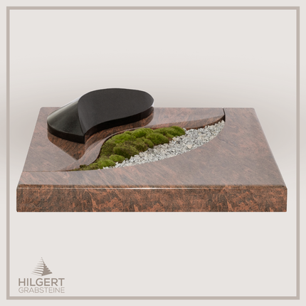 UR-DA-UR170-17 | Hilgert Grabsteine | Urnengrabstein aus Granit