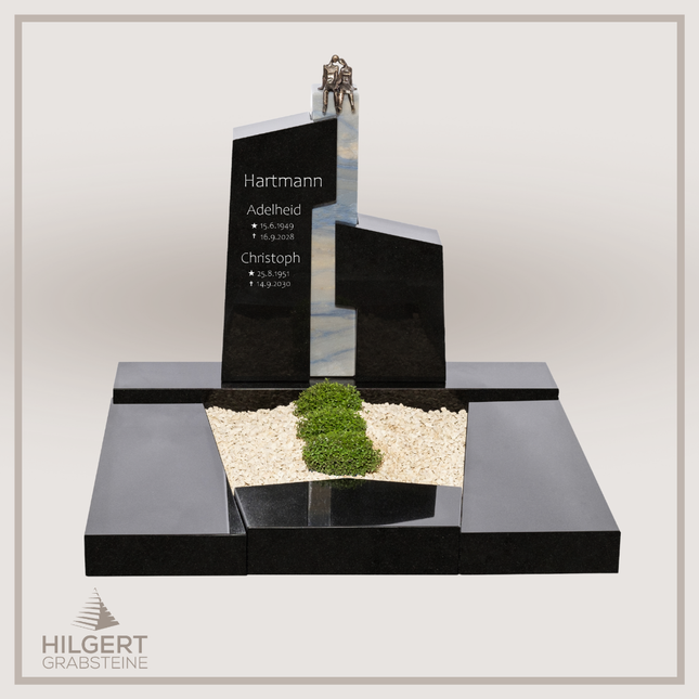 UR-DA-UR172-17 | Hilgert Grabsteine | Urnengrabstein aus Granit