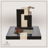 UR-DA-UR173-17 | Hilgert Grabsteine | Urnengrabstein aus Granit