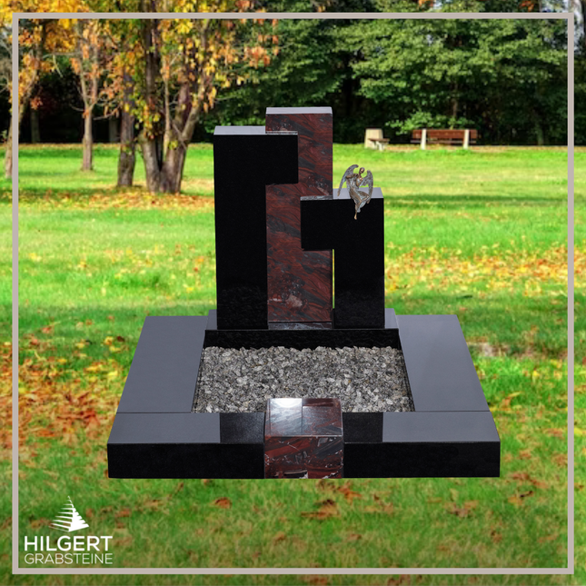 UR-DA-UR173 | Hilgert Grabsteine | Urnengrabstein aus Granit