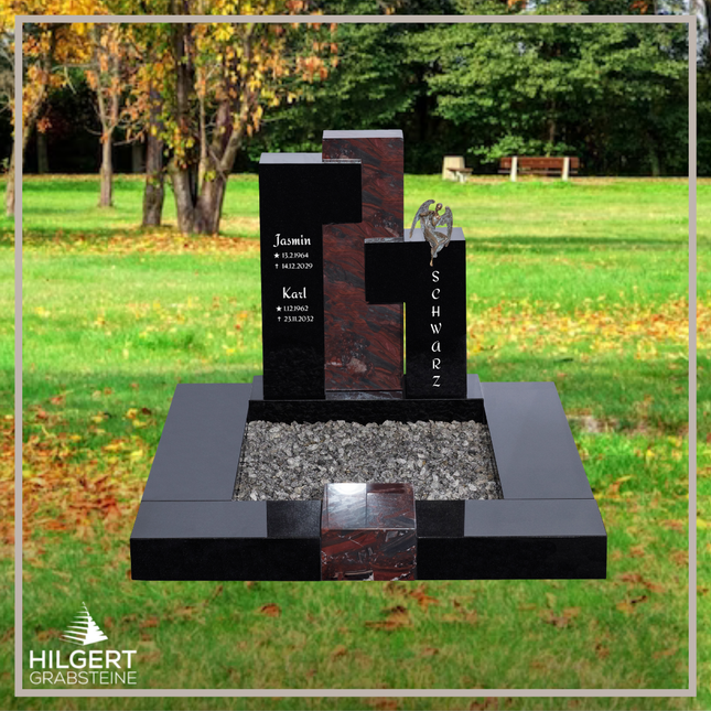 UR-DA-UR173 | Hilgert Grabsteine | Urnengrabstein aus Granit