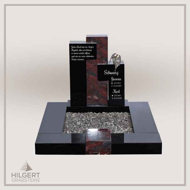 UR-DA-UR173 | Hilgert Grabsteine | Urnengrabstein aus Granit