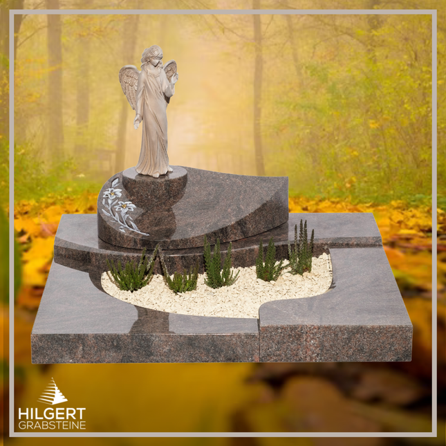 UR-DA-UR174-17 | Hilgert Grabsteine | Urnengrabstein aus Granit
