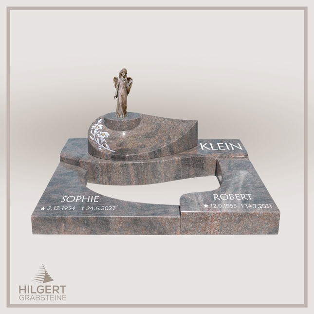 UR-DA-UR174 | Hilgert Grabsteine | Urnengrabstein aus Granit
