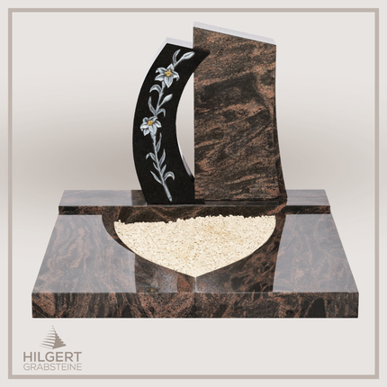 UR-DA-UR177-17 | Hilgert Grabsteine | Urnengrabstein aus Granit